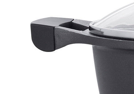 Royalty Line Casserole Pot With Glass Lid | Black