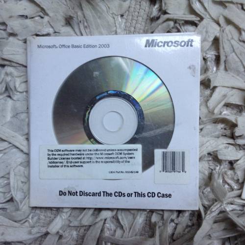 Microsoft office basic edition 2003 original with key