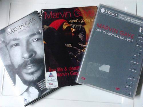3 New Music DVDs,Marvin Gaye collection -LAST SET