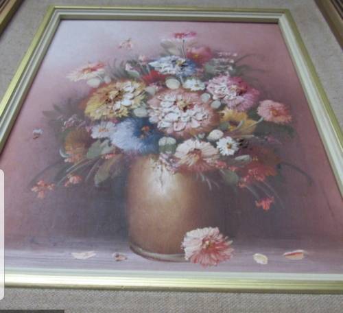 OIL ON BOARD FRAMED K.STONE 38×42CM