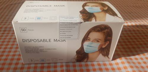 Disposable 3 ply Mask per 1 each