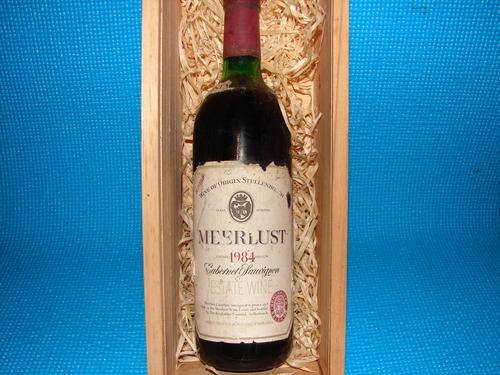 1984 Meerlust Cabernet Sauvignon.