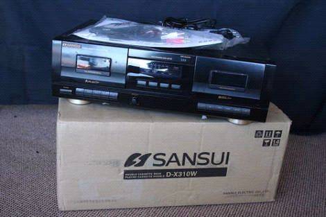 Sansui D-X310W double tape deck