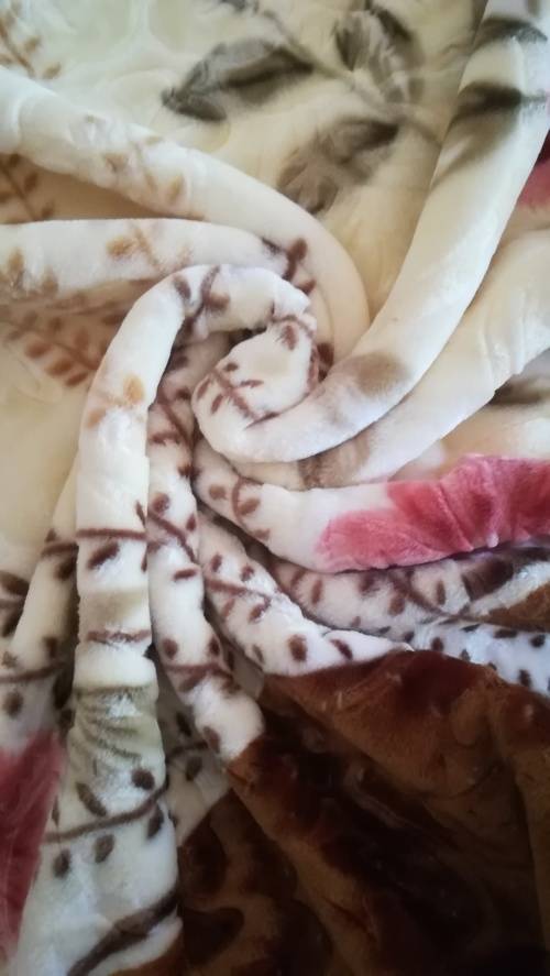 Luxury Mink Embossed Double Blanket Petal