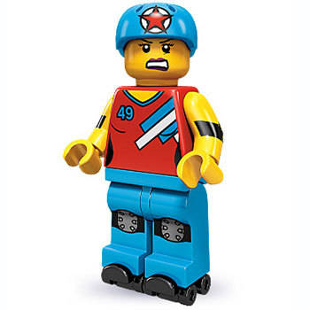 LEGO Minifigures: Roller Derby Girl - Series 9