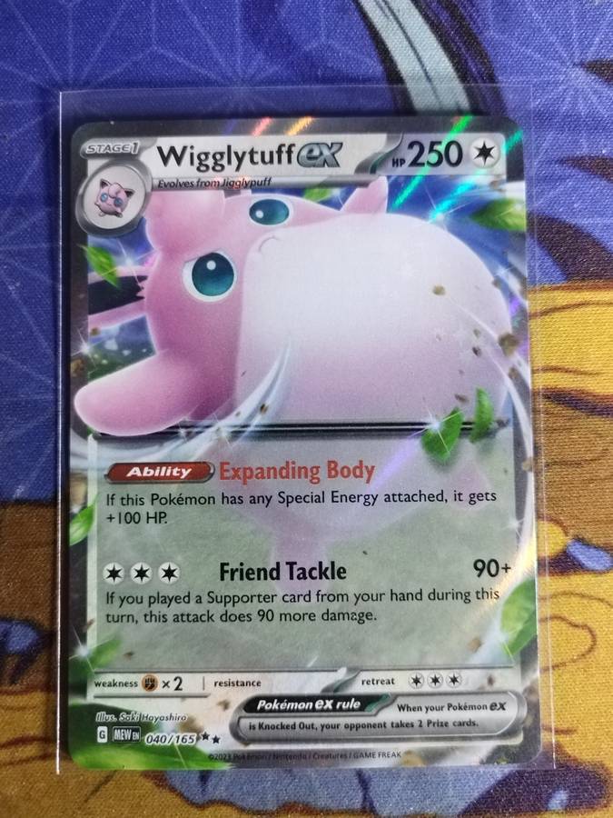 Pokemon Trading Card Game - Wigglytuff ex - 040/165 - Ultra Rare Scarlet & Violet 151
