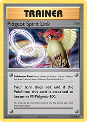 Pokemon Trading Card Game - Pidgeot Spirit Link - 81/108 - Uncommon XY: Evolutions Singles