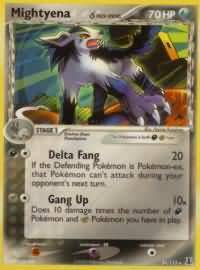 Pokemon Trading Card Game - Mightyena (Delta Species) - 24/113 - Rare Ex Delta Species - English