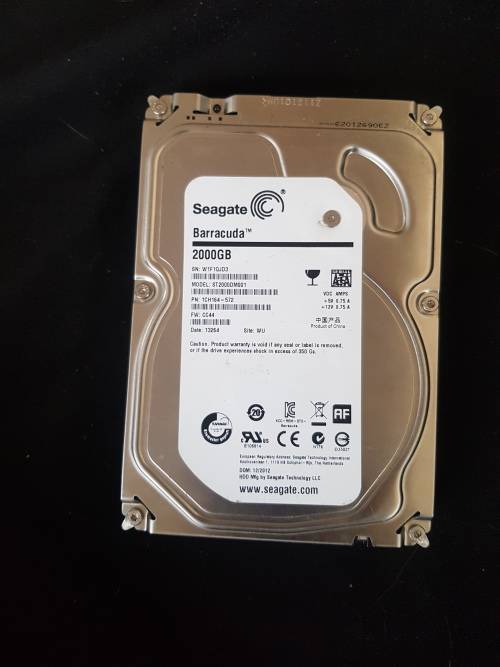 Seagate barracuda 2TB drive