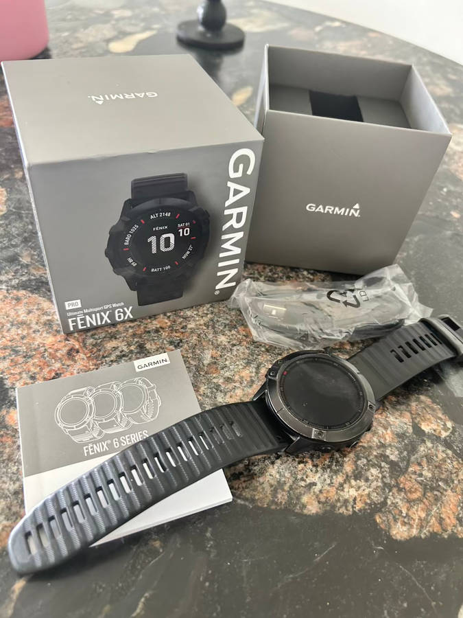 Garmin fēnix 6X Pro (Black with Black Band)