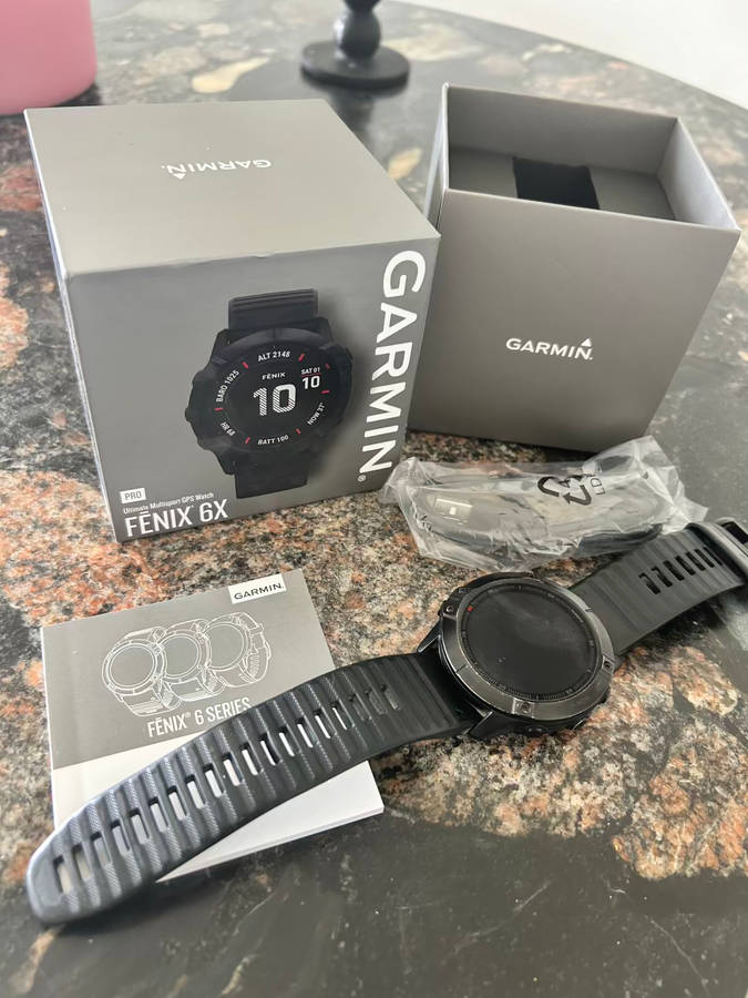 Garmin fēnix 6X Pro (Black with Black Band)