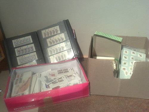 TWO BOX JOBLOT TO CLEAR,MAINLY SWA,NAMIBIA,CONTROLS,FDC,ALBUMS,ETC,LOTS!!!