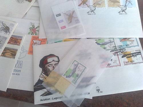 NEW YEAR BARGAIN-SWA-37 FDC WITH FULL SET OF UM SINGLES FOR EACH FDC-FINE,CLEAN LOT