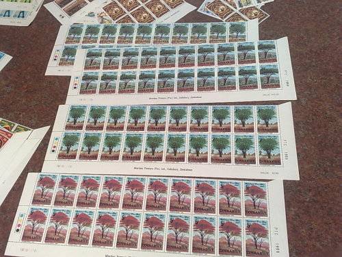 ZIMBABWE-LARGE ASSORTED PROVING BLOCKS,CONTROLS ETC TO CLEAR,FINE UM-SEE PHOTOS