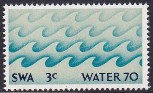 SWA - 3c WATER 70, VARIETY=MISSING PHOSPHOR BANDS, U/M SINGLE - CV:R300!!!!!