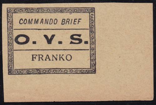 OFS - MILITARY FRANK STAMP, FORGERY - U/M : GUMMED PAPER!!!!!