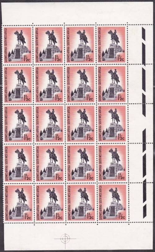 SWA - 1ST DEF ISSUE, GROUP 6, 1&1/2c LARGE U/M CORNER BLOCK - CV:R2000!!!!!