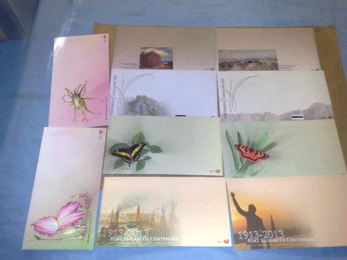 RSA-8TH SERIES-PE CENTENARY,BUTTERFLIES,KIRSTENBOSCH ETC-5 SETS OF UNSERVICED FDC-ALL AS ONE BID