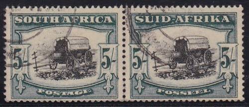 UNION SA - HYPHENATED PICTORIAL, 5/ FINE USED PAIR - CV:R600!!!!!