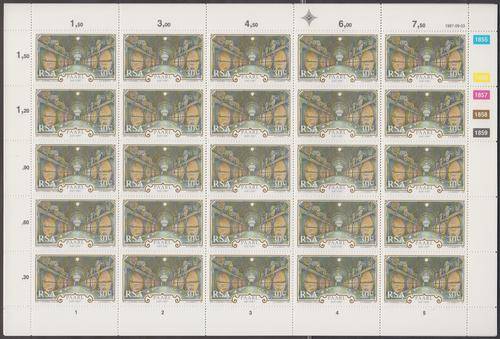 RSA - 300TH ANNI OF PAARL, SET OF 4 FULL SHEETS - FINE U/M!!!!!
