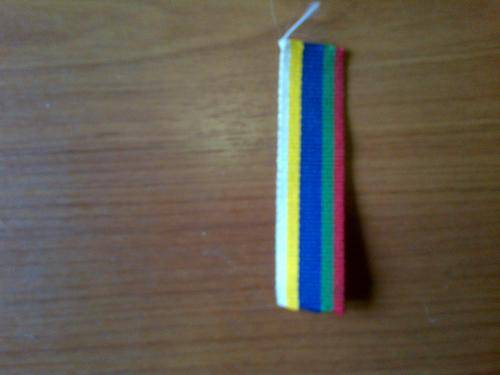 Miniature Medal Ribbon Dekoratie voor Trouwe Dienst