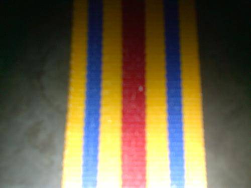 SAPS Gold Cross for Bravery Ribbon 15cm