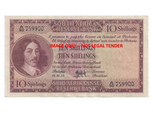 MH de Kock 10 shilling 3rd issue EF as per scan A90