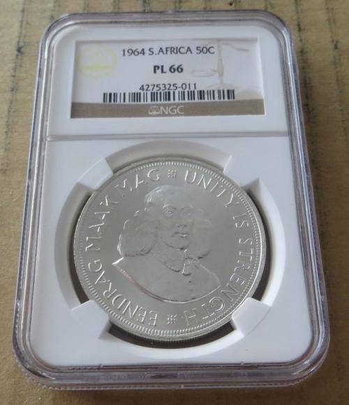 1964 50c Crown PL66 NGC