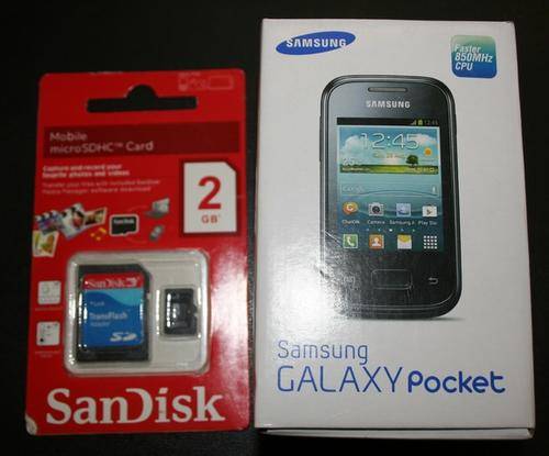 Samsung Galaxy Pocket Plus with 2Gb micro SD Card (Sealed box)