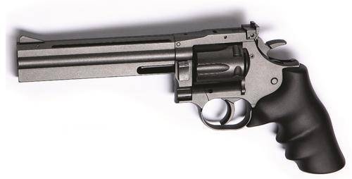 ASG-18193 Dan Wesson 715 6" Pellet Revolver, Steel Grey