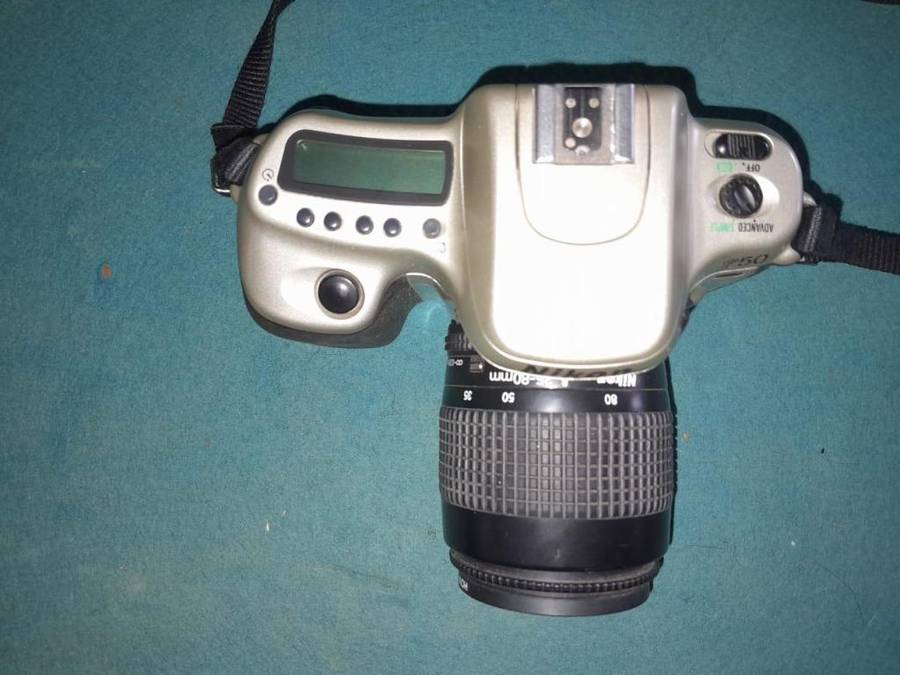 Nikon F50 35mm SLR with 35-80 Auto Focus Nikon Nikkor lens  and Nikon Camera Bag