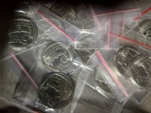 1994 inauguration UNCirculated R5 coins ×40 @ R12 each