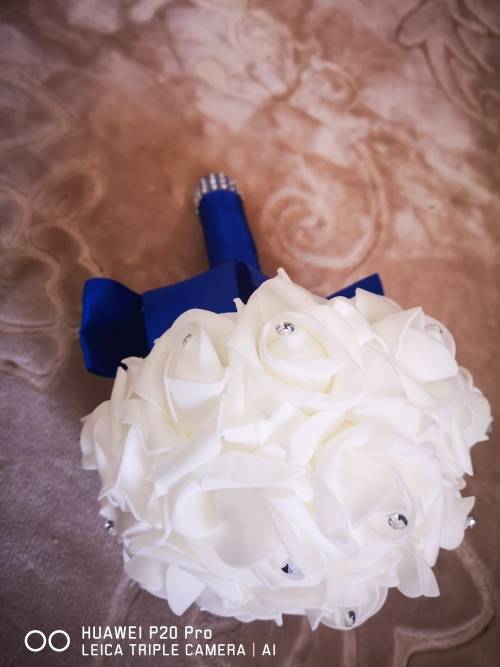 Bridal Ring pillow and bouquet combo