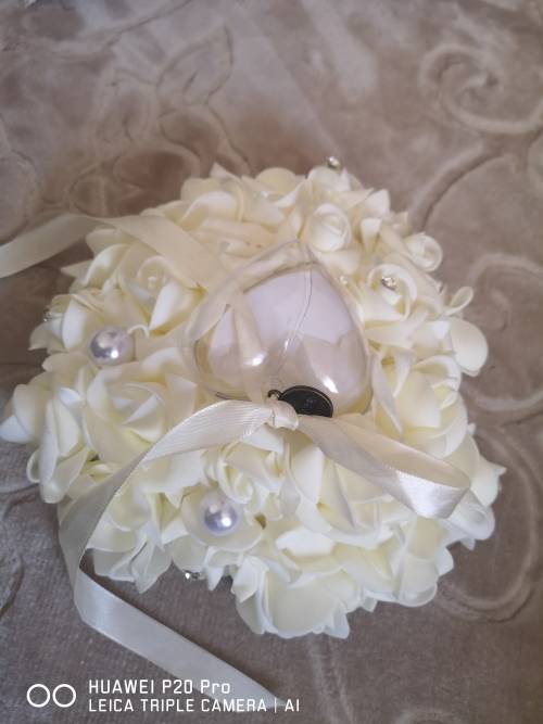 Bridal Ring pillow and bouquet combo