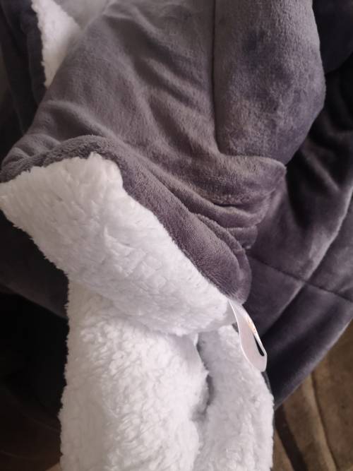 Fleece Comforter Grey
