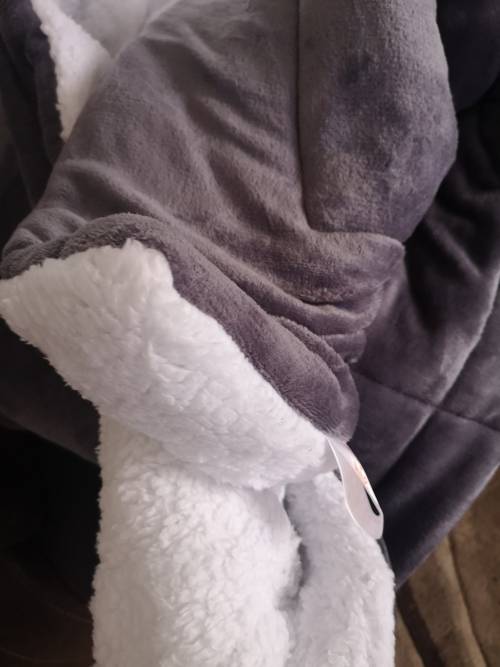 Fleece Comforter Grey