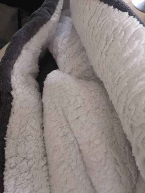Fleece Comforter Grey