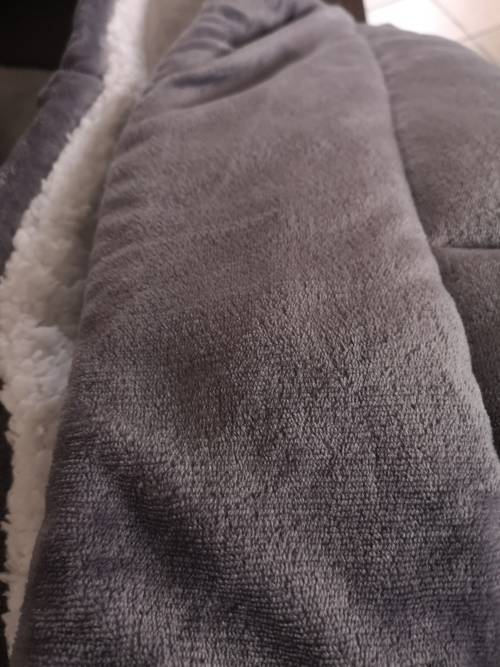 Fleece Comforter Grey