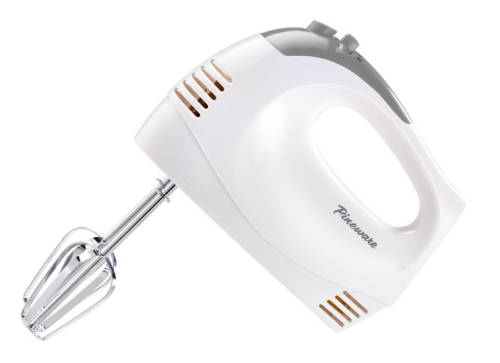 Pineware 150 Watt Hand Mixer With Storage Case - White