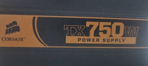 Corsair TX750W Enthusiast Series  80 PLUS® Certified Power Supply