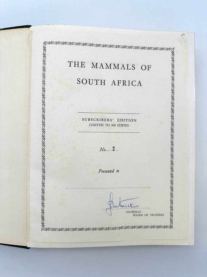 The Mammals of South Africa by Austin Roberts (Deluxe Edition)