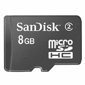 8 gig memory card micro with adaptor