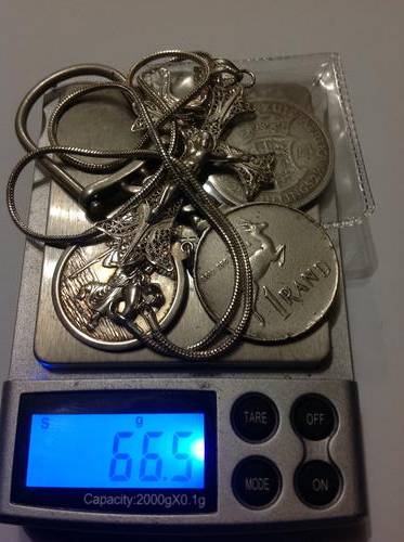 Silver lot with hallmark in one auction