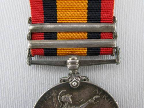 QSA Medal with clasps CC,SA02 : PTE A. MACARTNEY, CP Dist 1