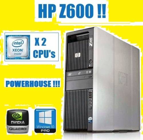 !! HP Z600 DUAL XEON CPU POWERHOUSE!!