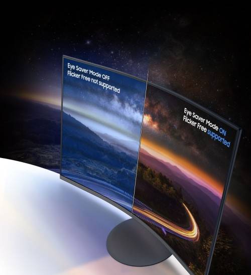 ! SAMSUNG 27` LC27T550 CURVED GAMING MONITOR!!