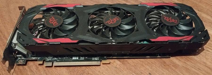 !! RED DEVIL 8GB GPU - WORKS: Read Description !!