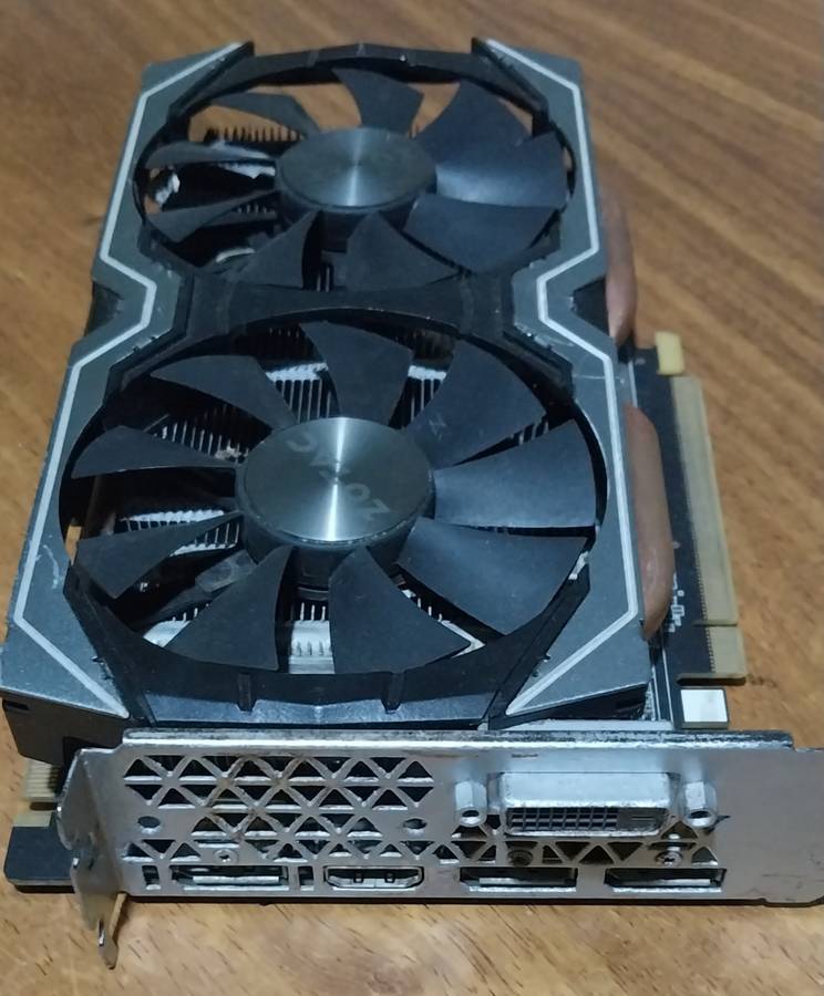 !! ZOTAC GEFORCE GTX 1070 MINI GPU GRAPHICS CARD - PARTS OR REPAIR !!
