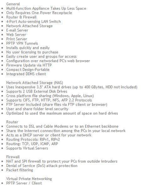 Intellinet Network Attached Storage Soho Server