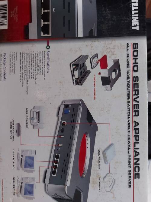 Intellinet Network Attached Storage Soho Server